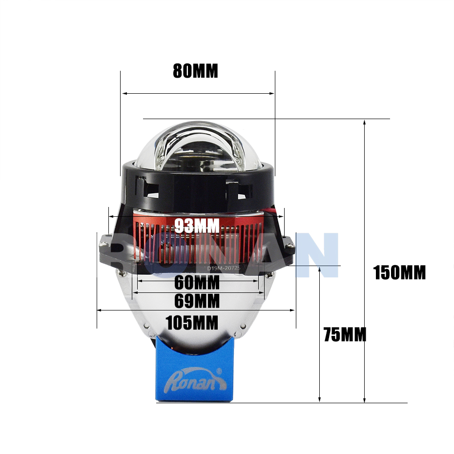 Ronan 3inch Matrix Auxiliary H - Headlight Aiming Tool ulasan dan harga