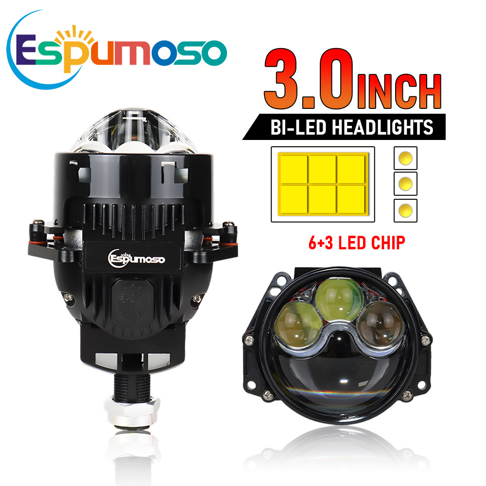 3Inch Bi LED Laser Projector H - Headlight Aiming Tool ulasan dan harga