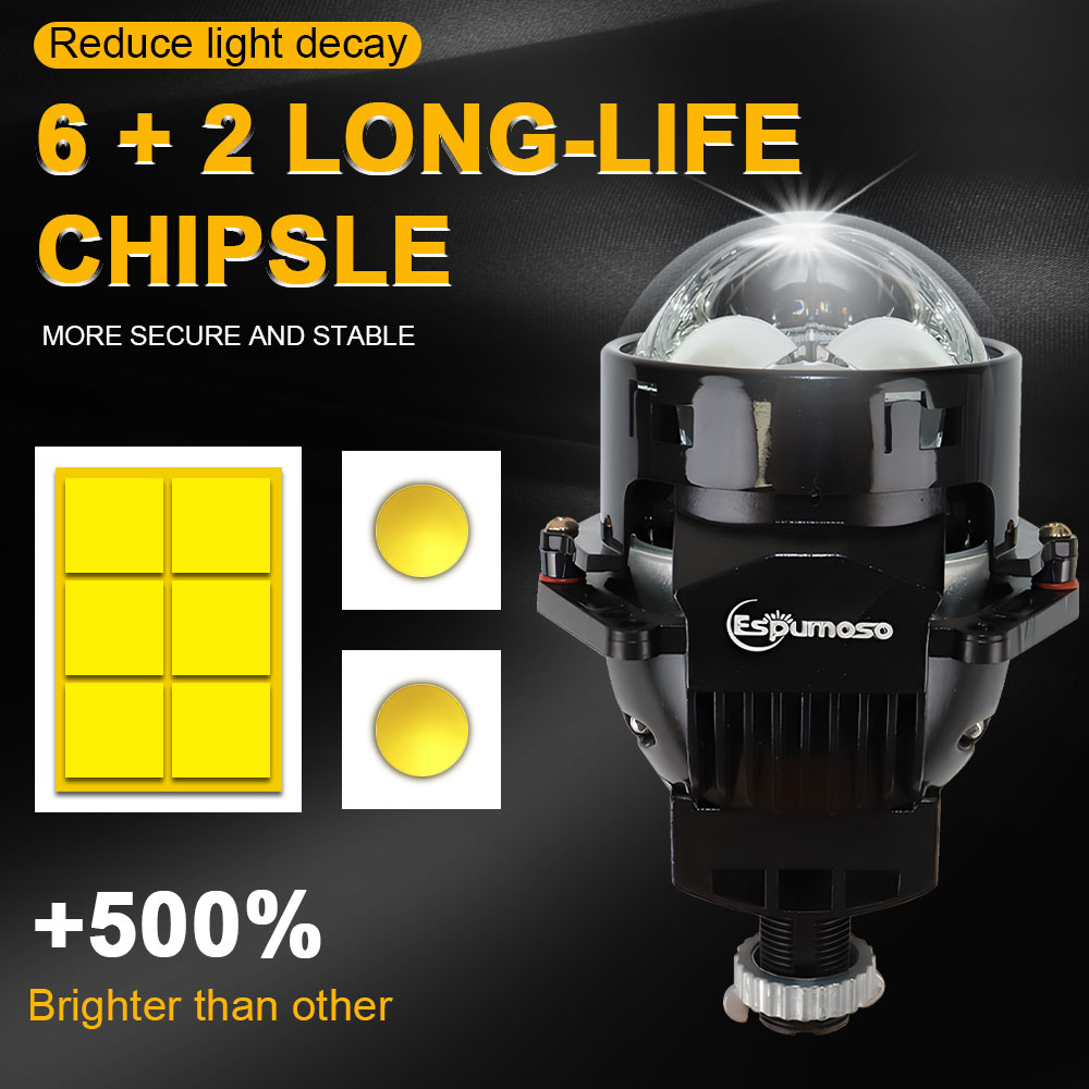 3Inch Bi LED Laser Projector H - Headlight Aiming Tool ulasan dan harga