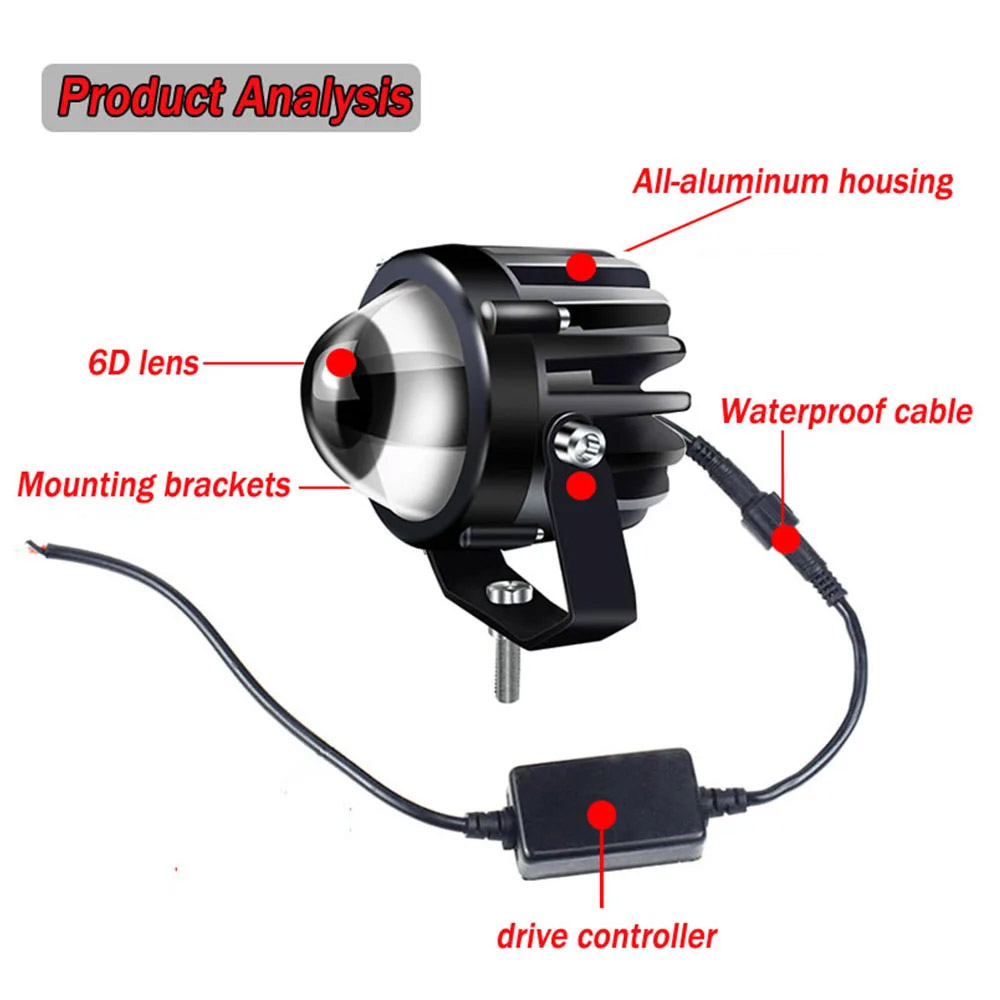Motorcycle Led Lamp Headlight  - Headlight Aiming Tool ulasan dan harga
