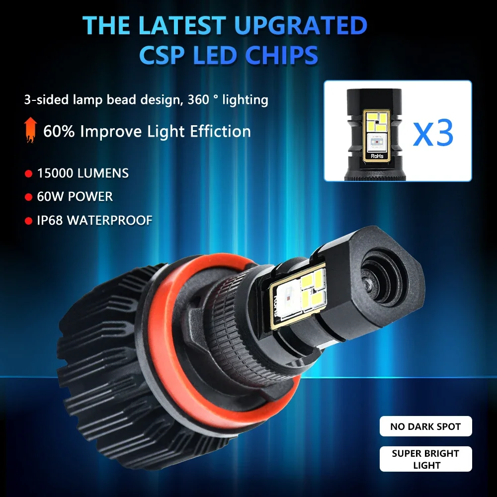 Bayerley RGB 5050 LED Fog Ligh - Headlight Aiming Tool ulasan dan harga