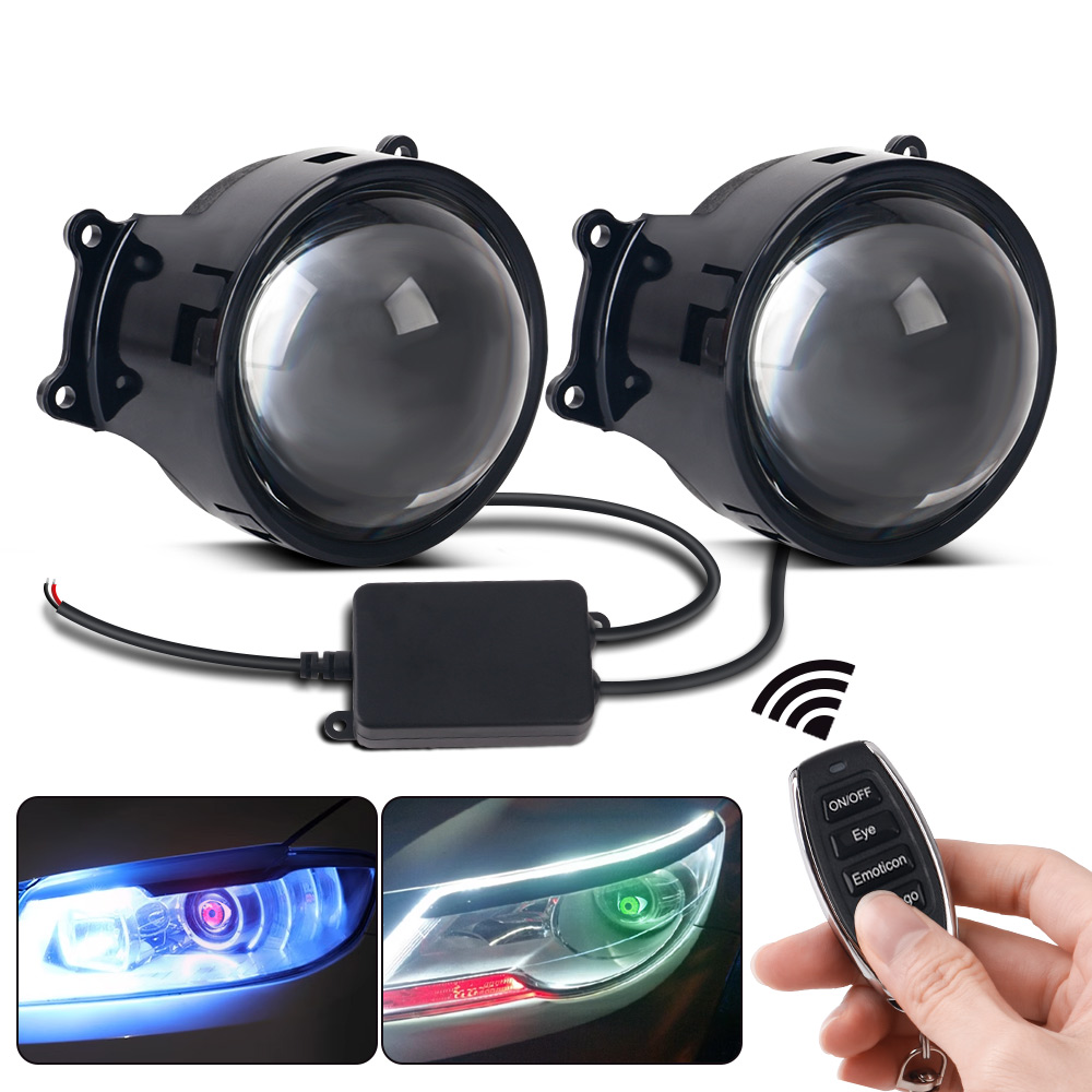 Car Dynamic Devil's Eye LED Li - Headlight Aiming Tool ulasan dan harga