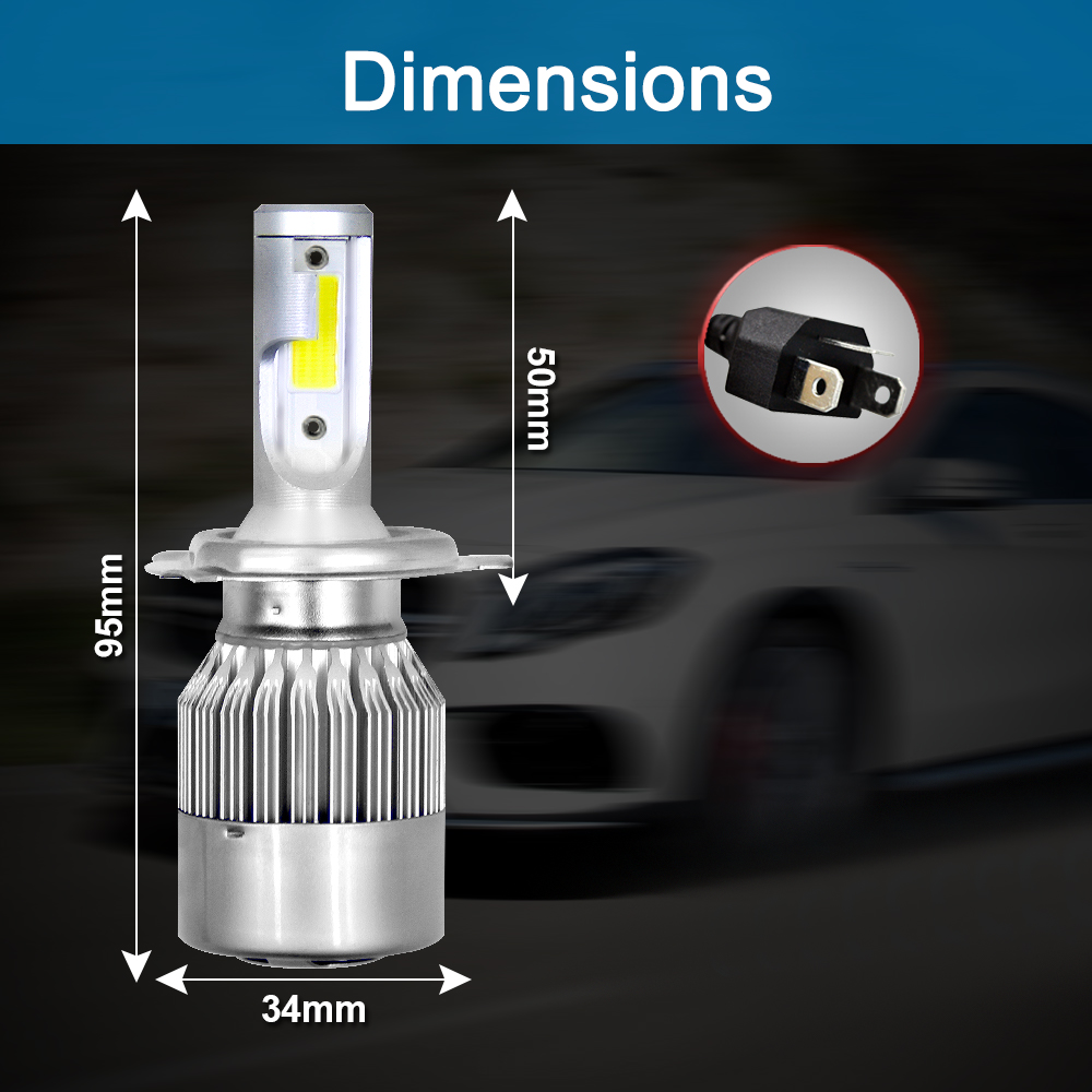 LED Car Headlight Bulbs 9005 H - Headlight Aiming Tool ulasan dan harga