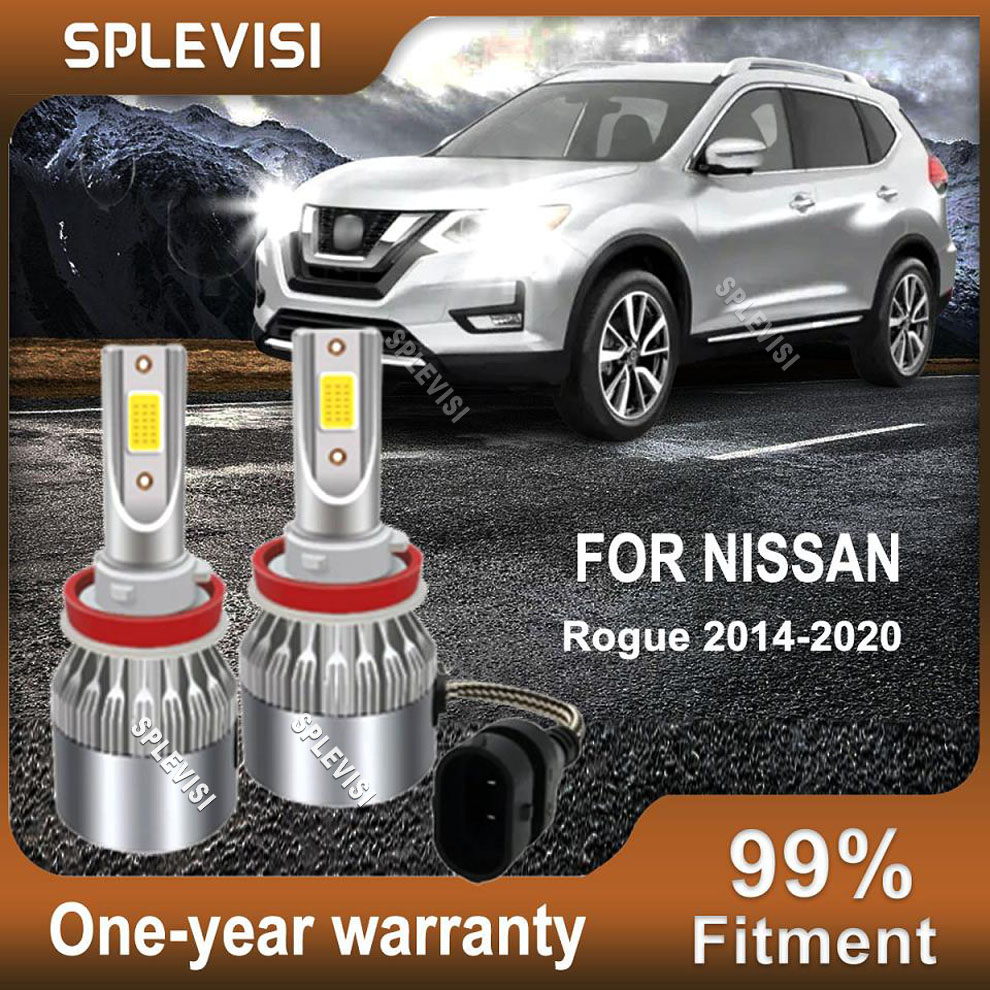 2x Car LED Headlight High/Low  - Headlight Aiming Tool ulasan dan harga