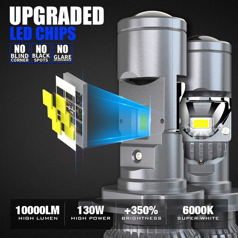 XTG GT4 LED Headlight Bulbs H4 - Headlight Aiming Tool ulasan dan harga