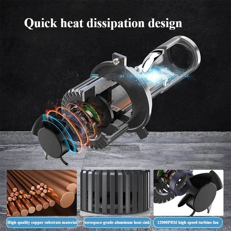 XTG GT4 LED Headlight Bulbs H4 - Headlight Aiming Tool ulasan dan harga